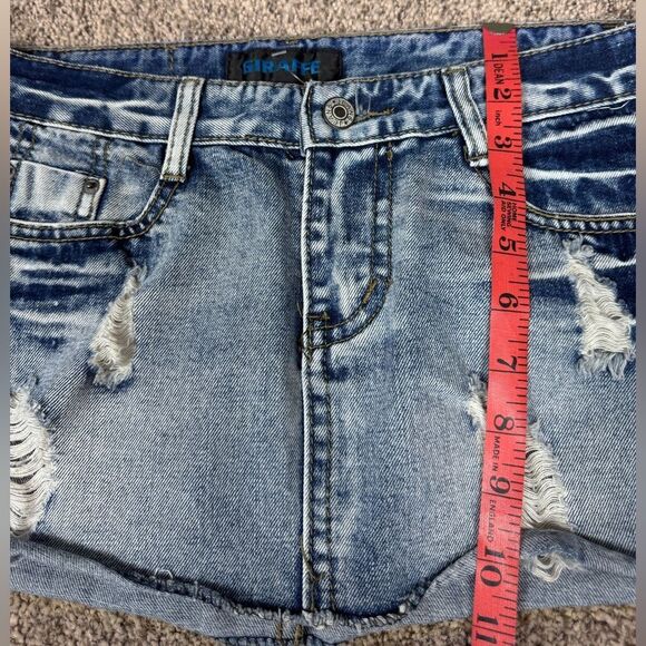 ❌SOLD❌ Giraffe Y2K Denim Micro Mini Skirt - Picture 8 of 9